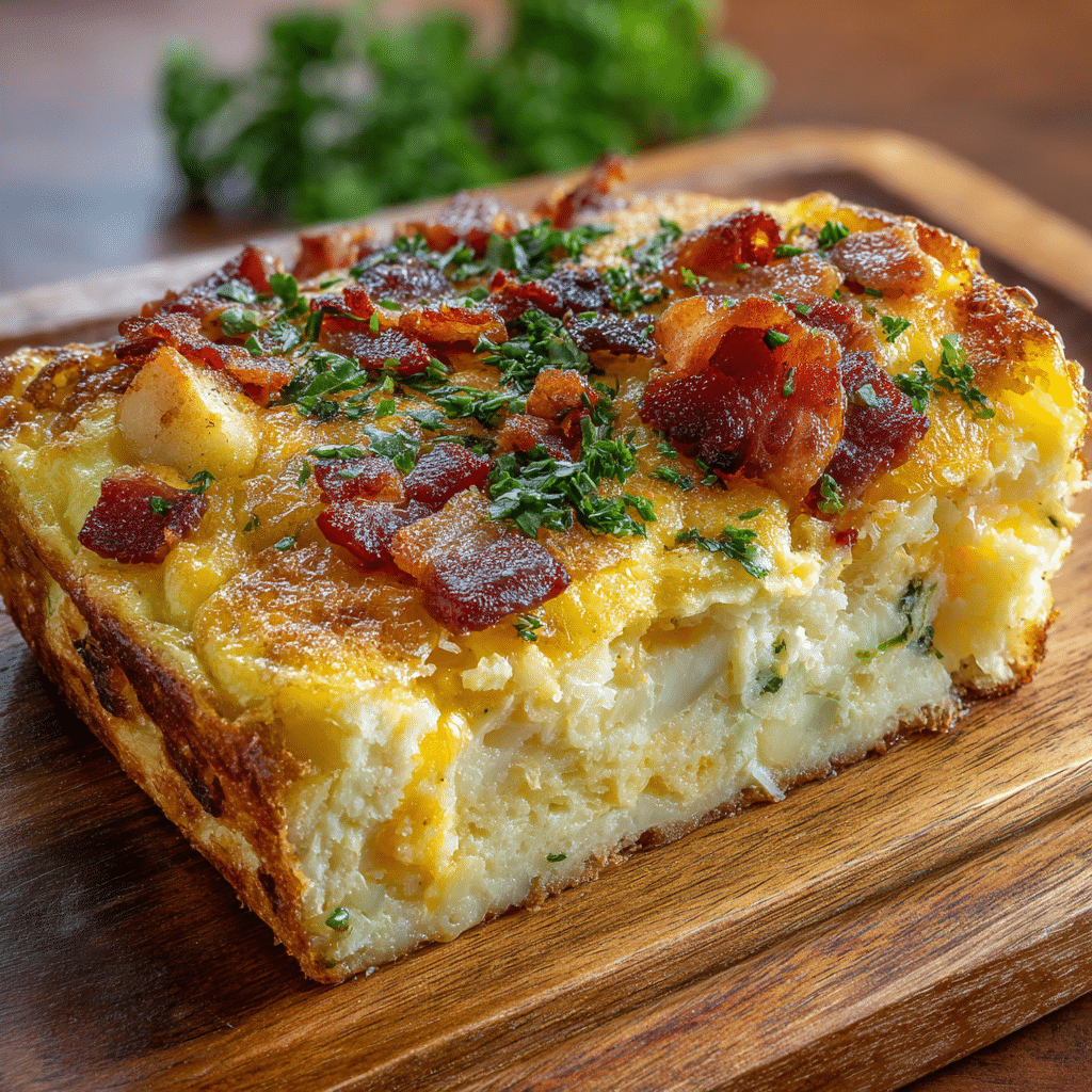 Bacon, Potato & Egg Breakfast Casserole