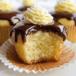 Boston Cream Pie Cupcakes