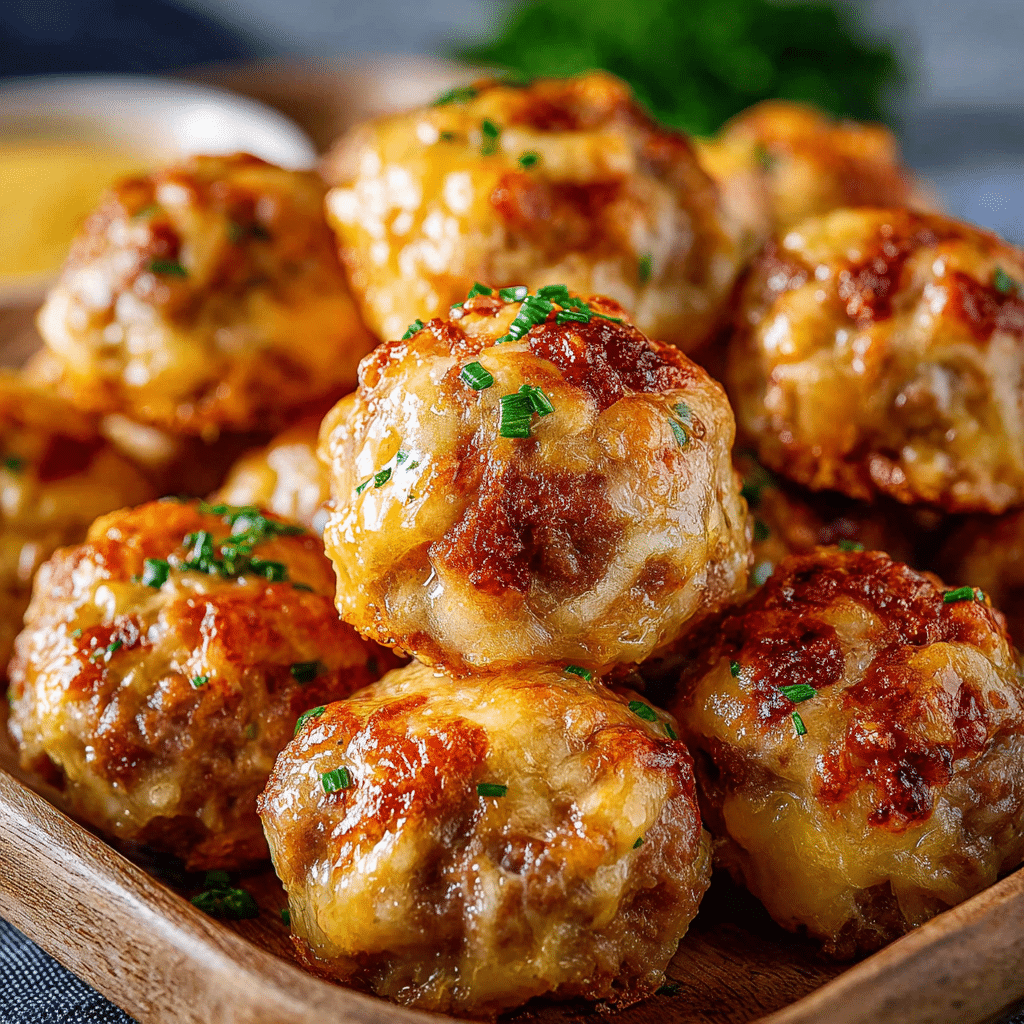 Cheesy Sausage Bites