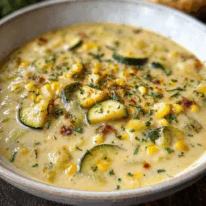 Corn and Zucchini Chowder