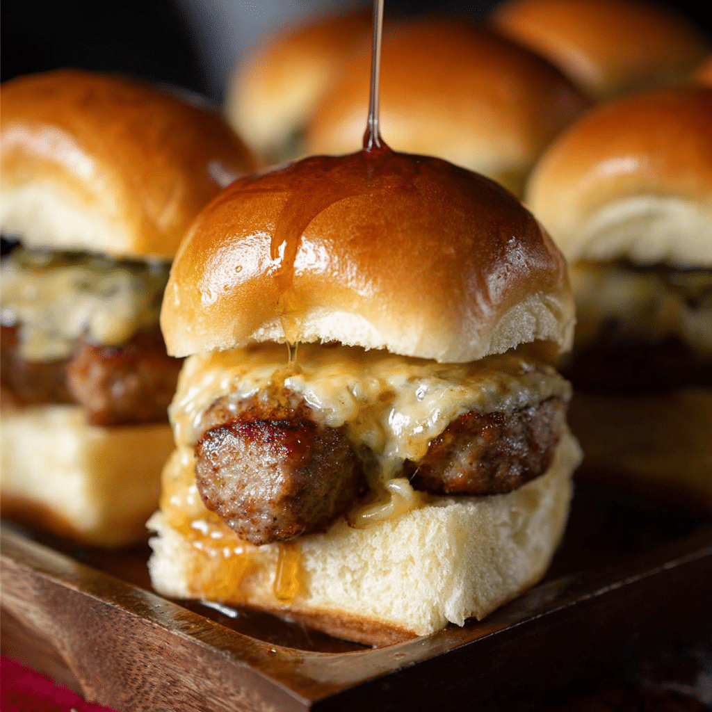 Maple Sausage Sliders