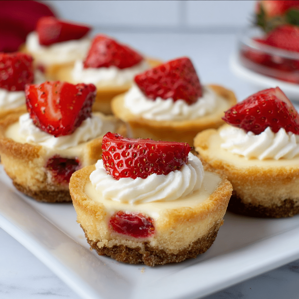 Strawberry Cheesecake Cookie Cups
