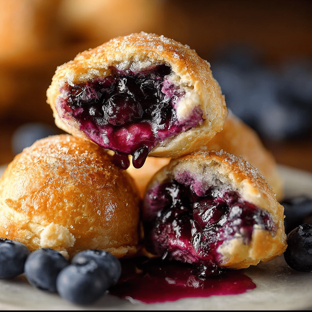 Blueberry Pie Bombs