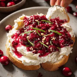 Cranberry Spread with Cream Cheese