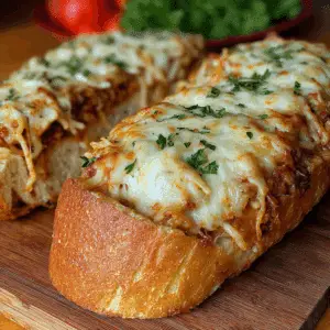 Stuffed Italian Bread Boat