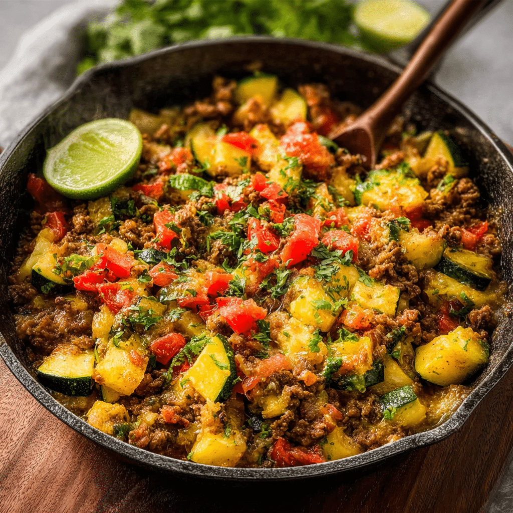 Taco Zucchini Skillet