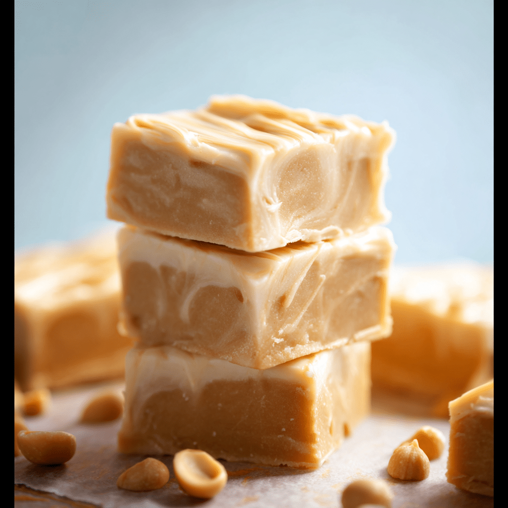 White Chocolate Peanut Butter Fudge