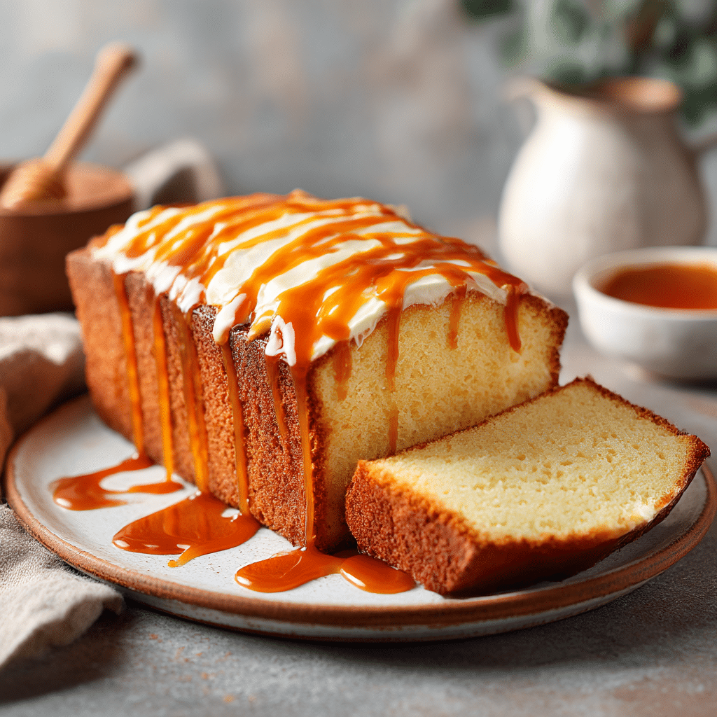 Caramel Cheese Pound Cake