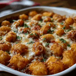 Tater Tot Pizza