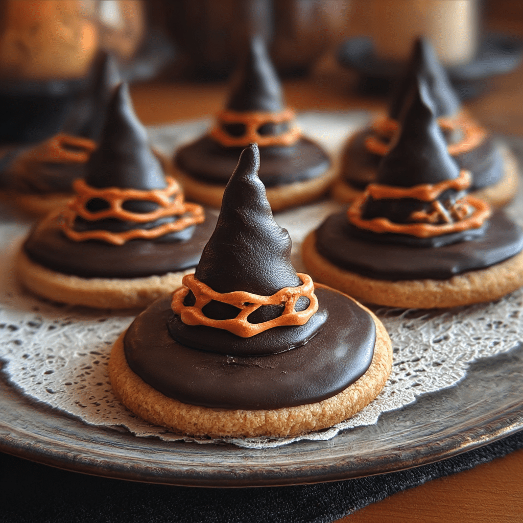 Witch Hat Halloween Cookie