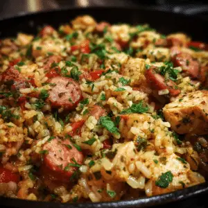 Chicken and Sausage Jambalaya