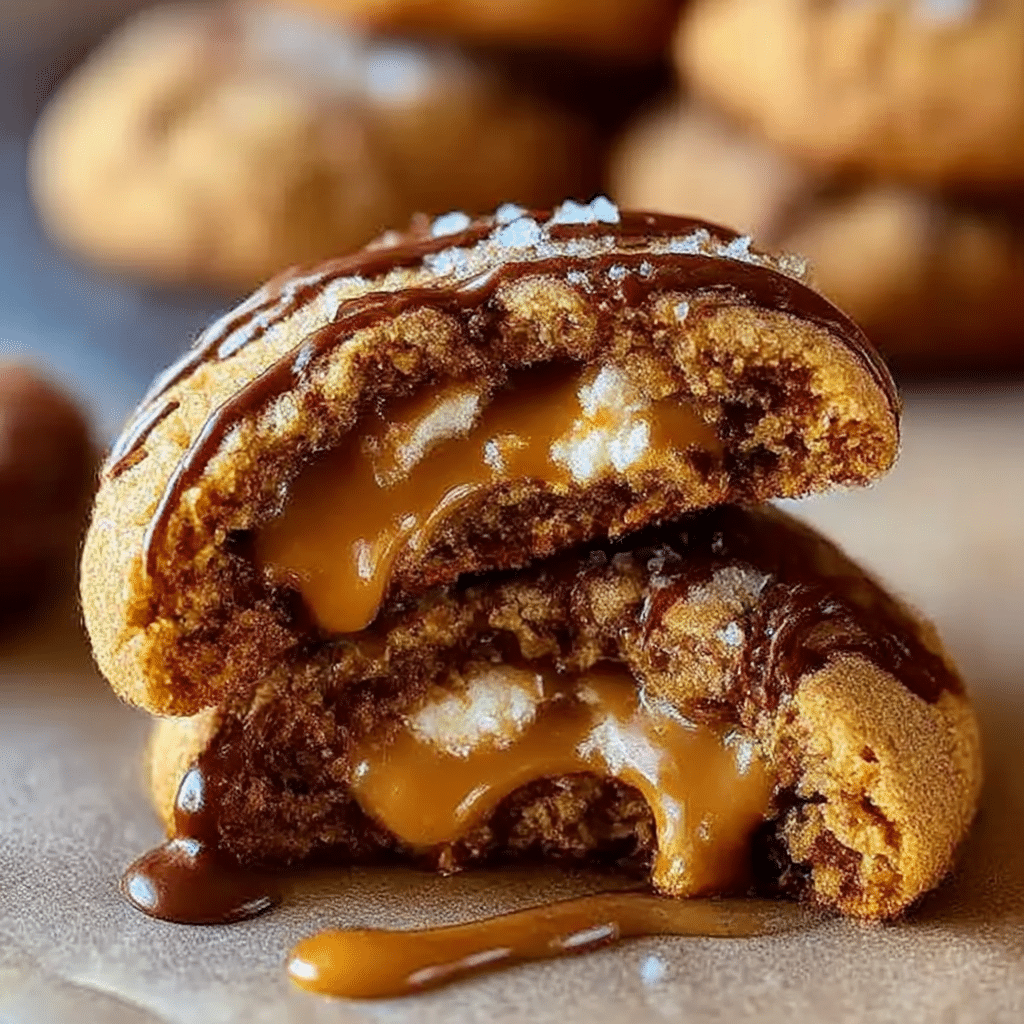 Stuffed Biscoff Butter Lava Cookies - Eazy Dishes